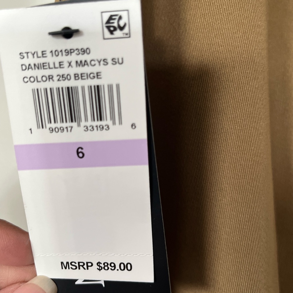 BNWT Danielle Bernstein Split Front Pants - Picture 6 of 6